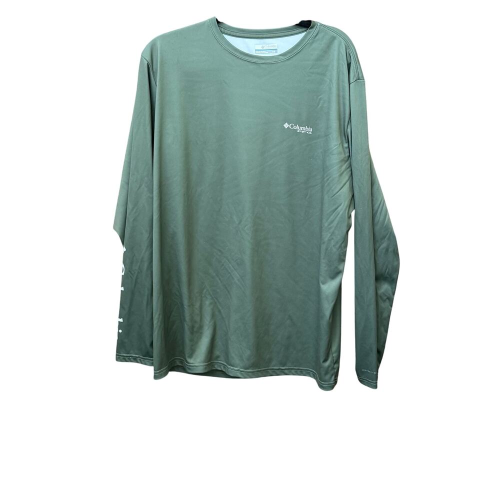 Columbia PFG Long Sleeve Fishing Shirt Mens Size Large Lightweight Casual